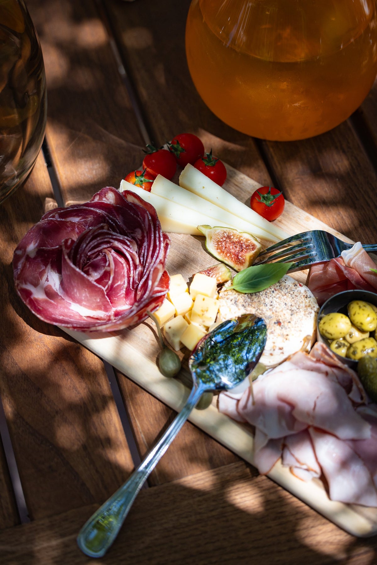 Planche de charcuterie et de fromages